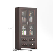 Fenlor Book Shelf (Walnut Finish)