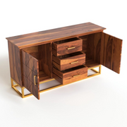 Ralvinor Sheesham Wood Cabinet and Sideboard (Honey Finish)