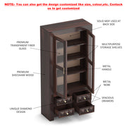 Fenlor Book Shelf (Walnut Finish)