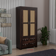 Jorinth Book Shelf (Walnut Finish)