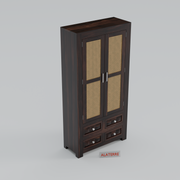 Jorinth Book Shelf (Walnut Finish)