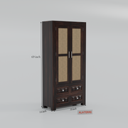 Jorinth Book Shelf (Walnut Finish)