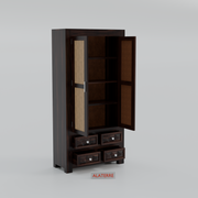 Jorinth Book Shelf (Walnut Finish)