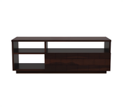 Brethor Sheesham Wood Tv Unit with Shelf Storage (Walnut Finish)