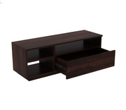 Brethor Sheesham Wood Tv Unit with Shelf Storage (Walnut Finish)