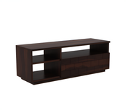 Brethor Sheesham Wood Tv Unit with Shelf Storage (Walnut Finish)