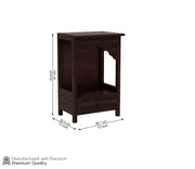 Elvarin Sheesham Wood Home Temple (Honey Finish)